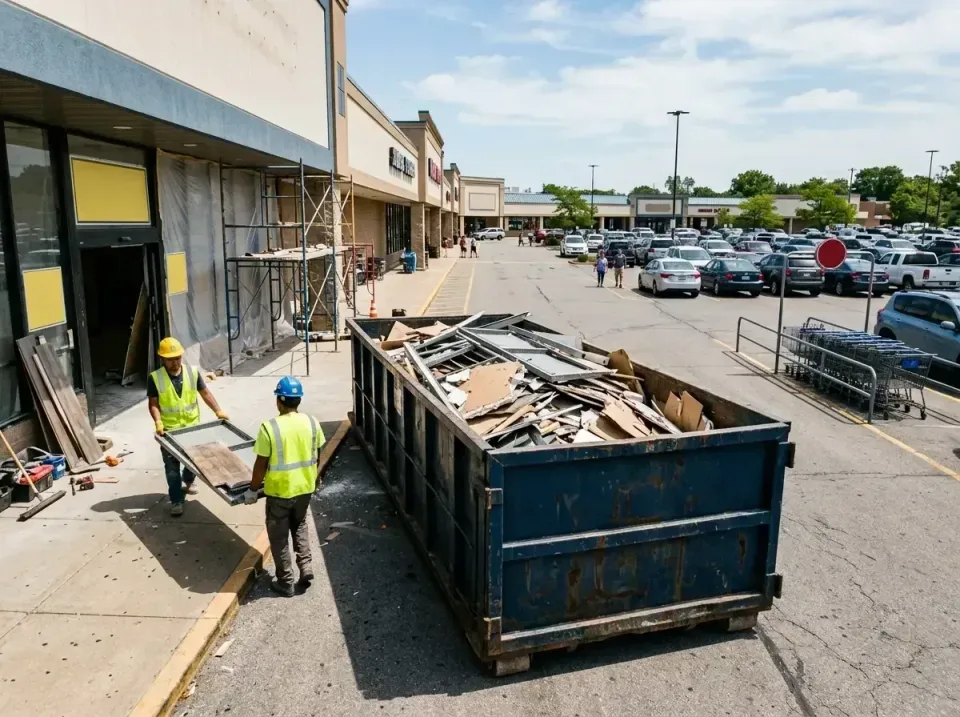 retail-store-renovation-debris-003 — frequently asked questions, Roll-off Dumpster Rentals in Villanova, PA
